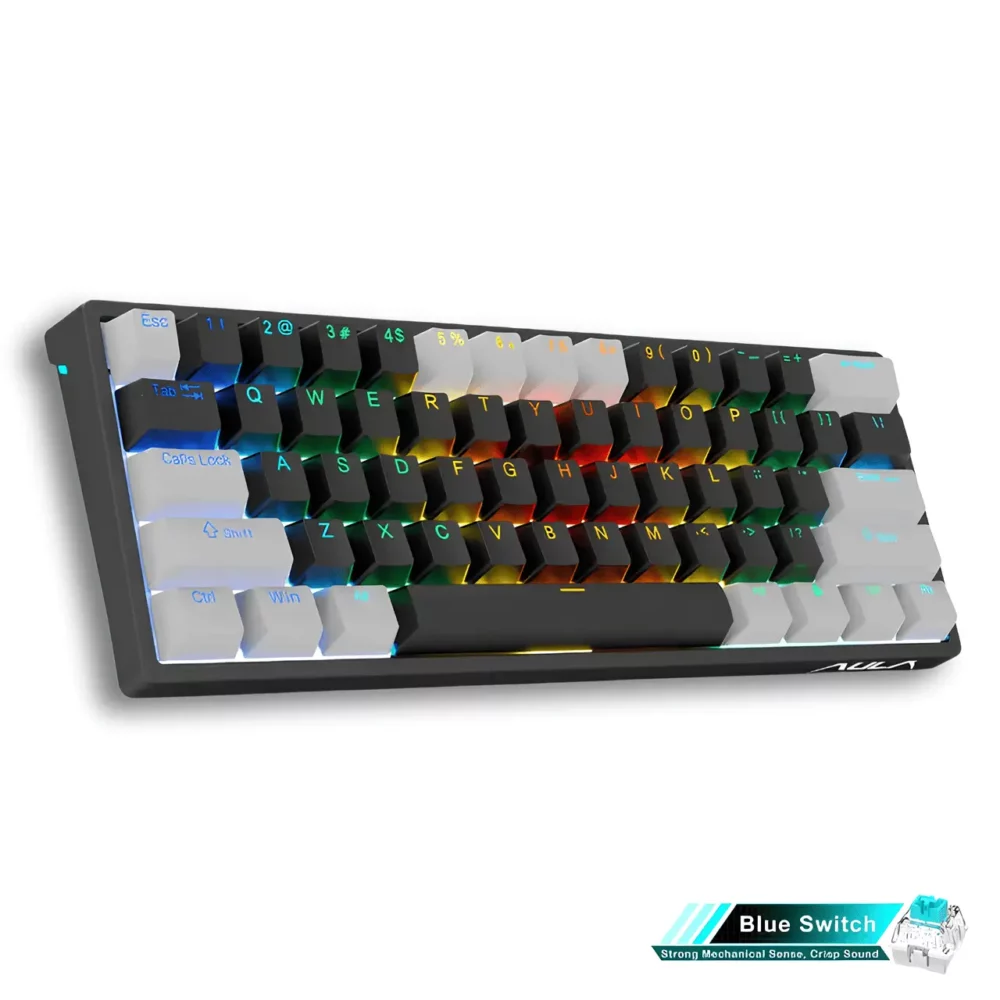 Clavier Mini Noir RGB compact avec rétroéclairage