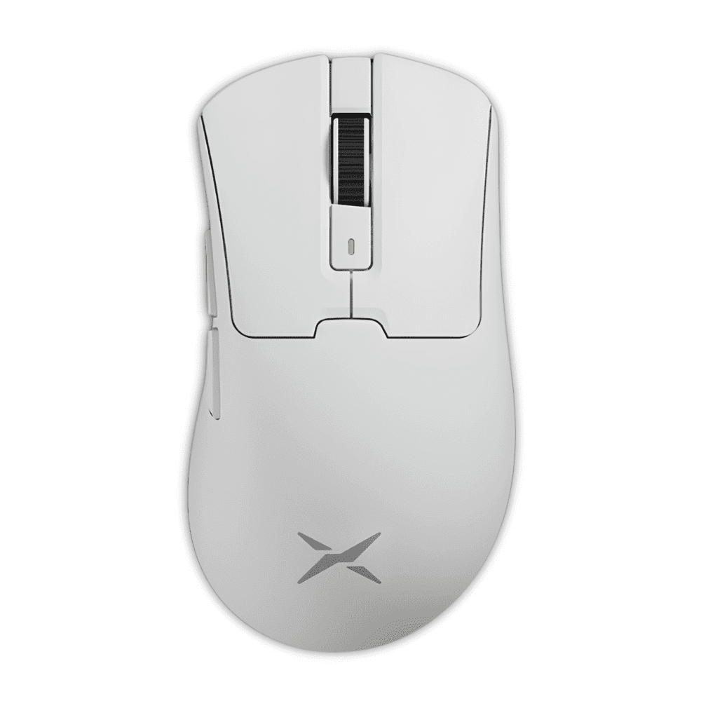 Souris Gamer Delux M900 Blanc pour les grandes mains, avec une autonomie de 65 heures.